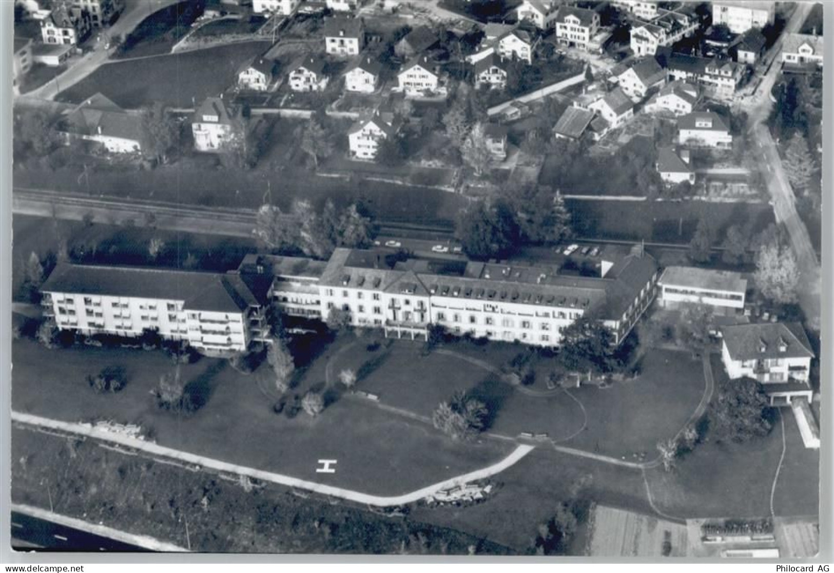 8708 Männedorf - Fliegeraufnahme, Krankenhaus - 50564572