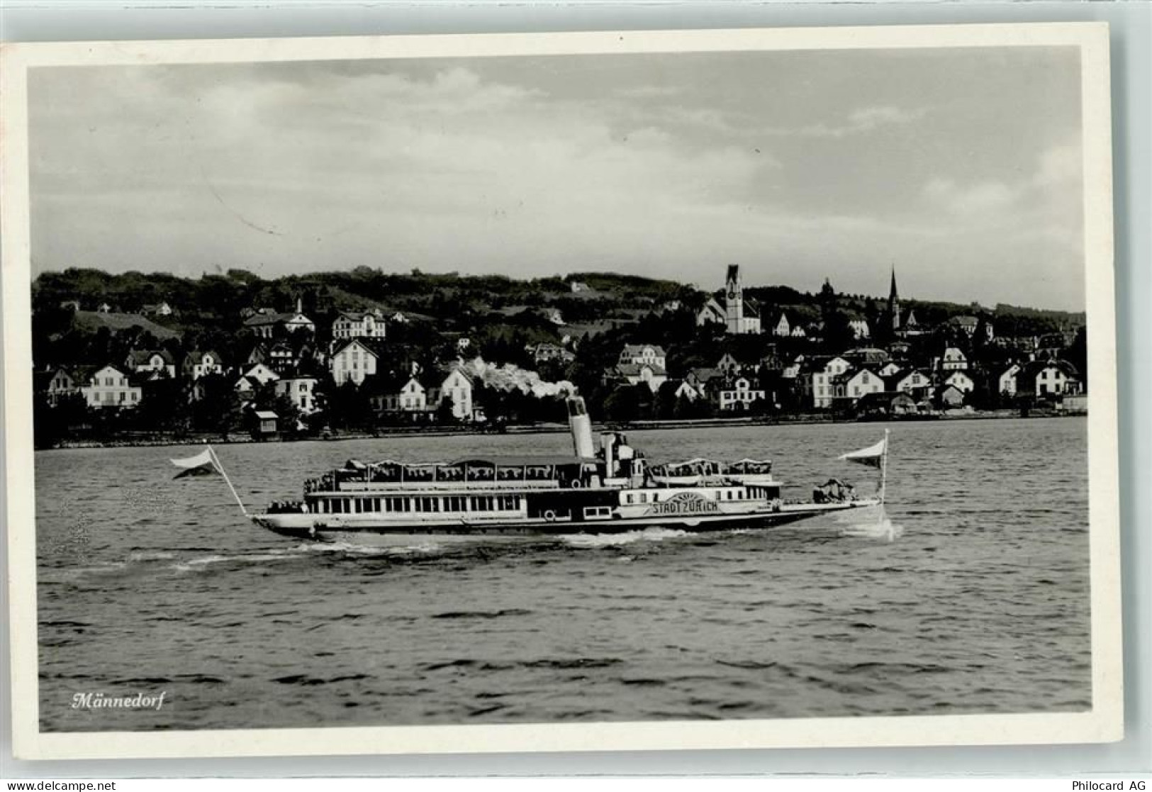 8708 Männedorf - Salondampfer Stadt Zürich - 10612614