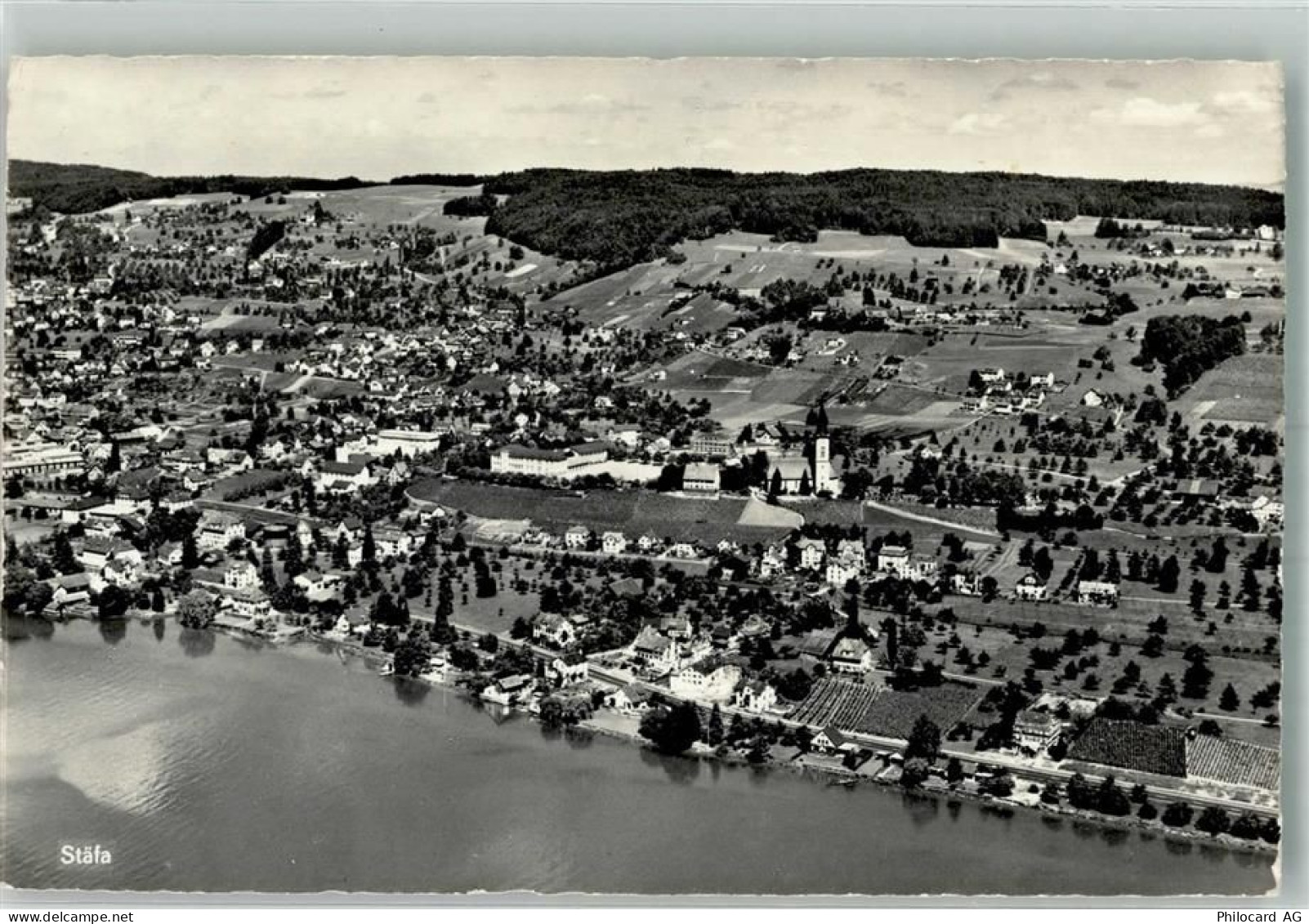 8712 Stäfa 1965 Foto AK Fliegeraufnahme - 38186328