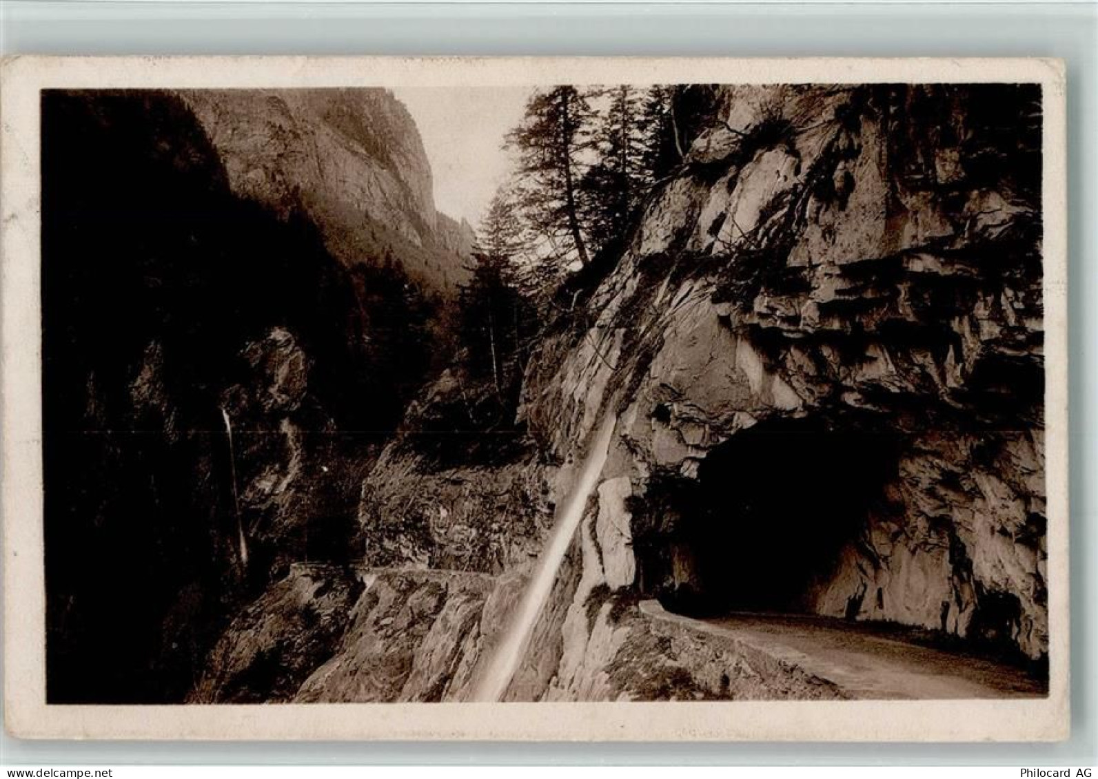 8712 Stäfa - Gang durch Felsspalte Ort handschriftlich - 10160774