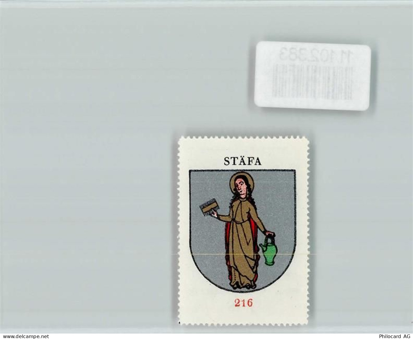 8712 Stäfa - Vignette Wappen Kaffee Hag ca 1920-1940 - 11102383