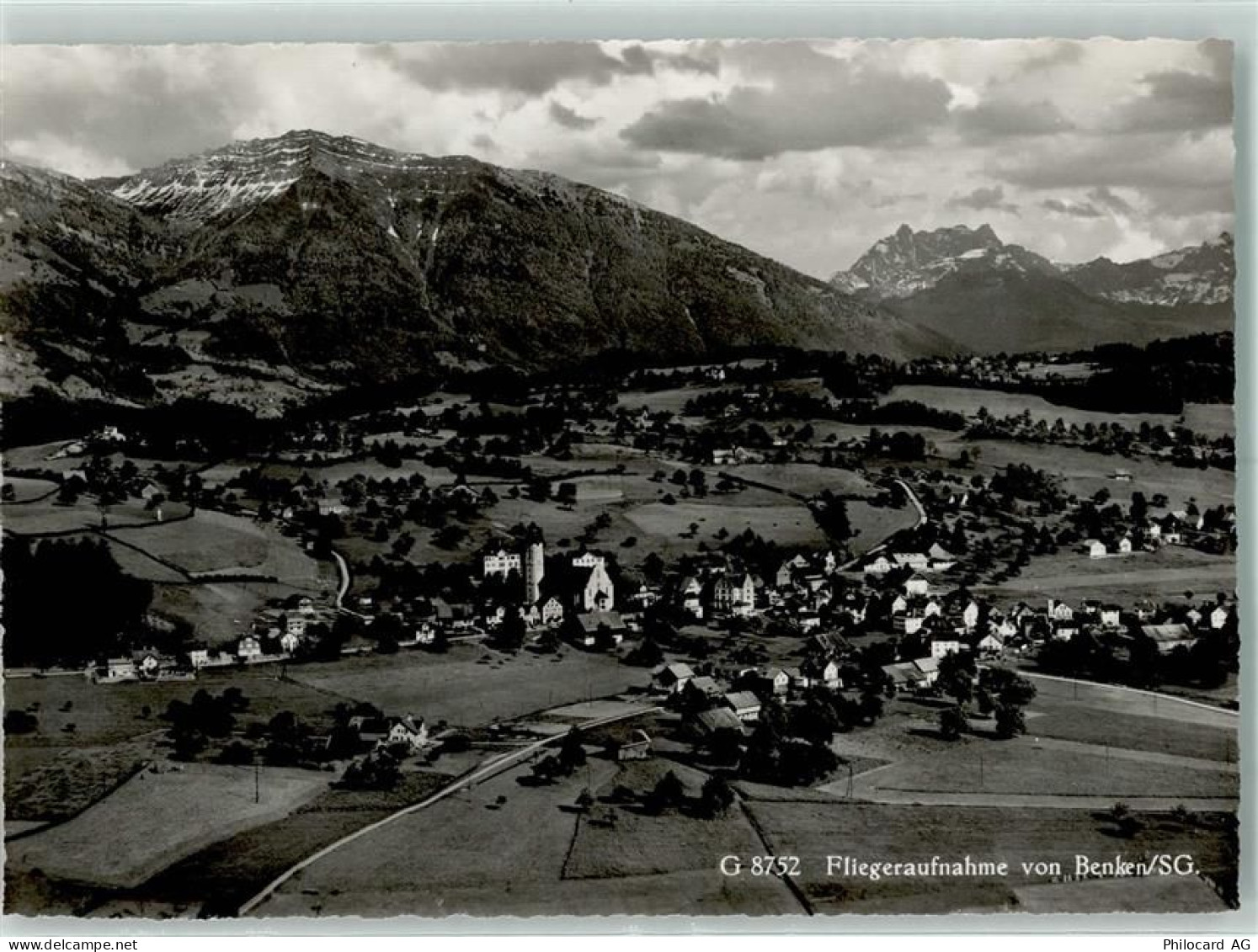 8717 Benken SG Gebrauchsspuren Fliegeraufnahme - 13146051