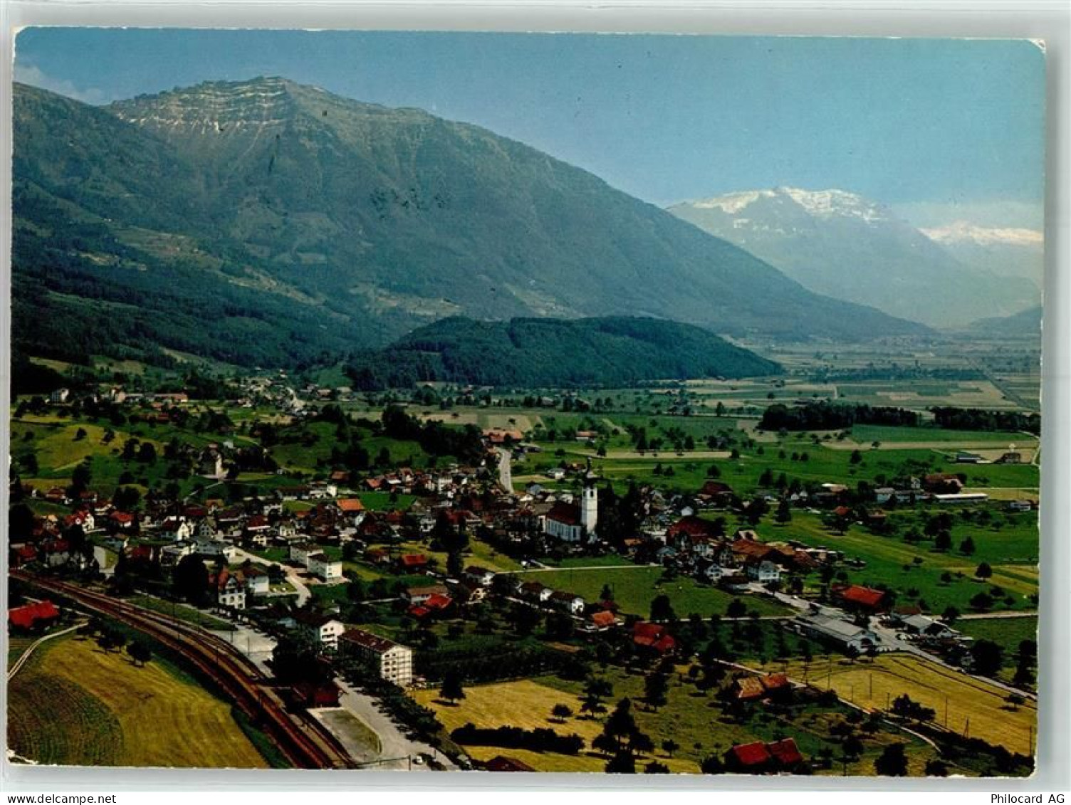 8722 Kaltbrunn Foto AK Fliegeraufnahme Schäniserberg Foto Gross - 39697993