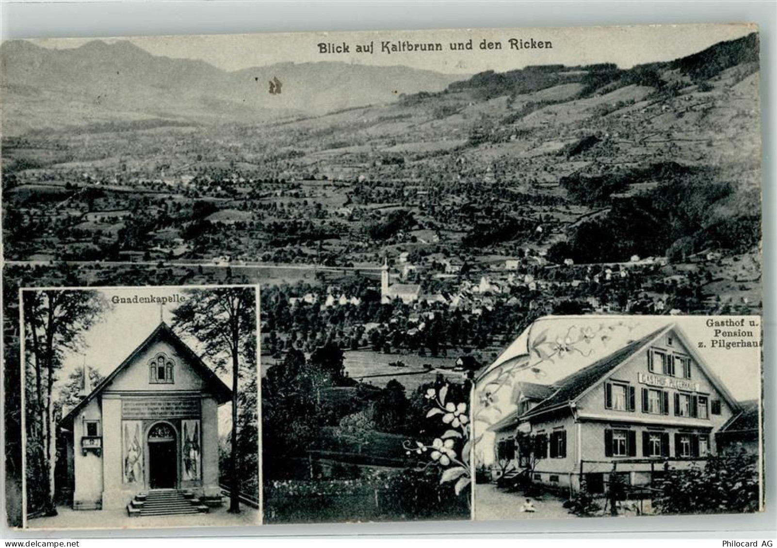 8722 Kaltbrunn Gebrauchsspuren Gnadenkapelle Gasthaus Pension Zum Pilger... - 13470733