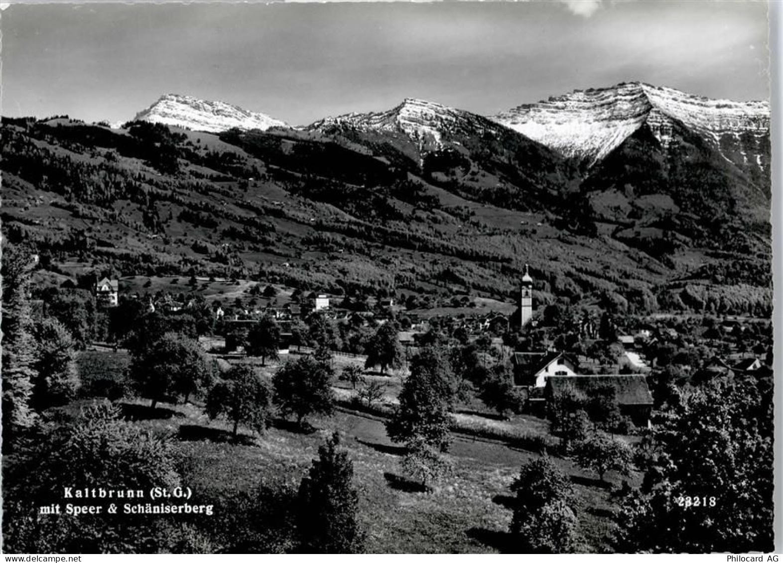 8722 Kaltbrunn - Gesamtansicht, Speer, Schläniserberg - 50746806