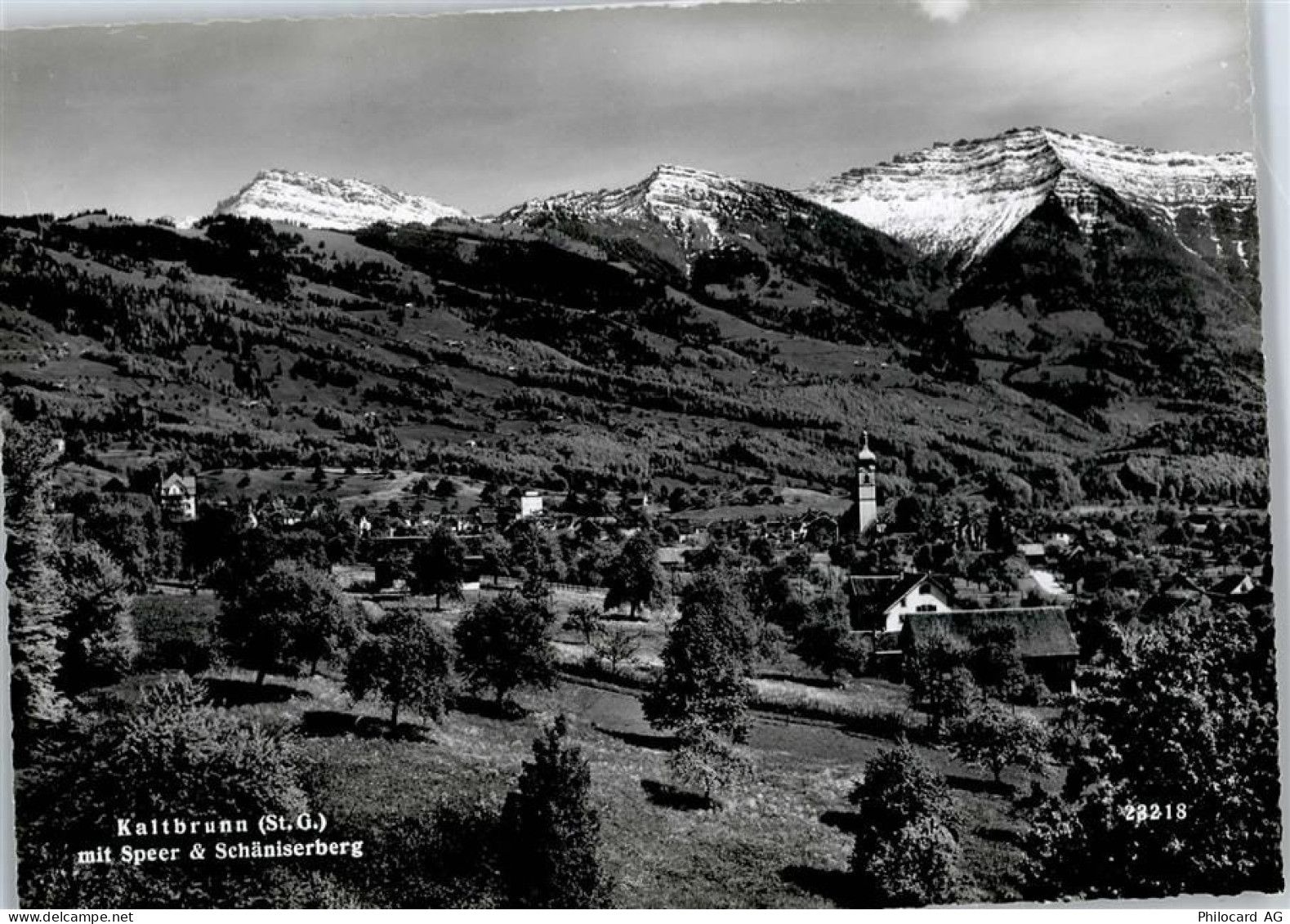 8722 Kaltbrunn - Teilansicht, Speer, Schläniserberg - 50746804