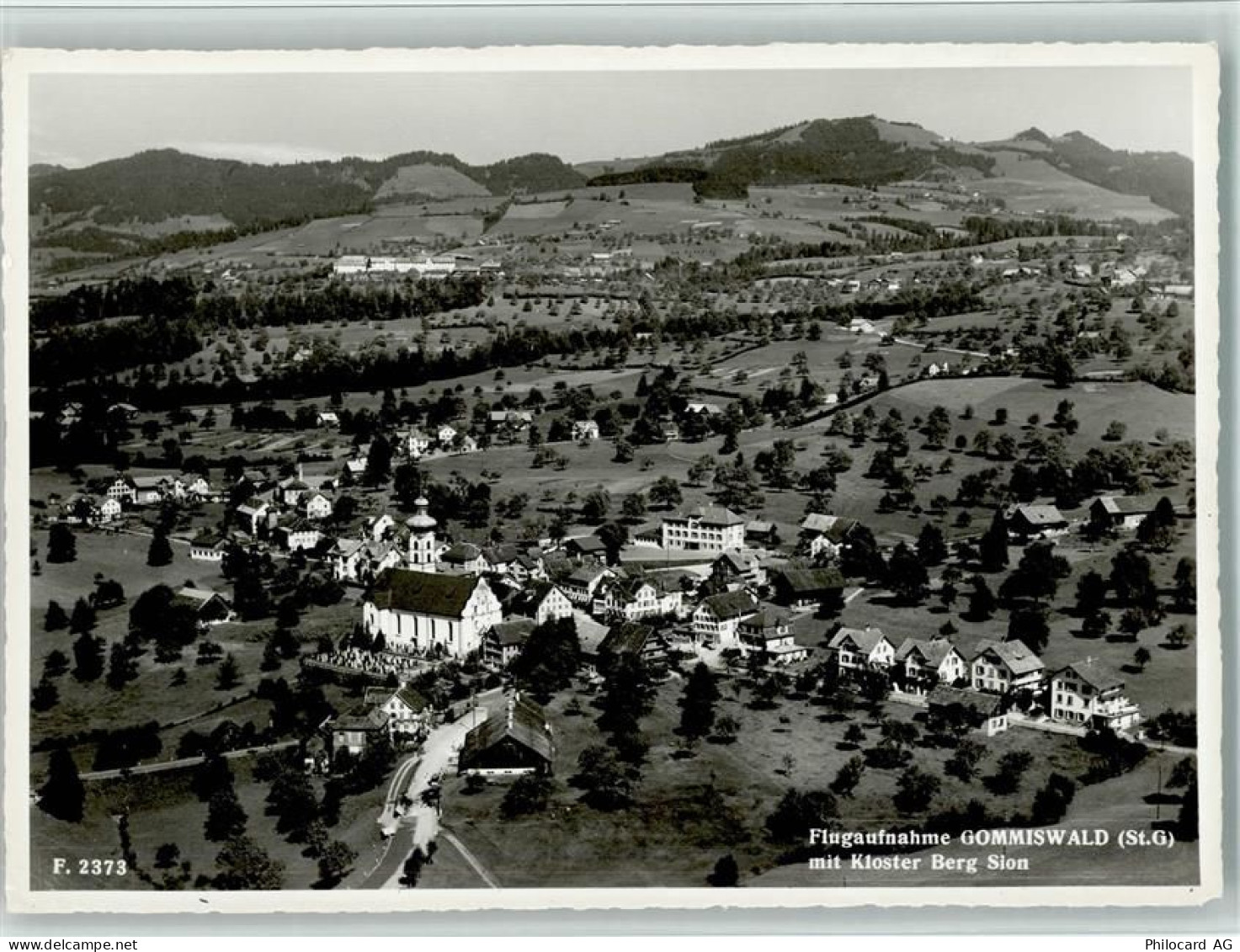8737 Gommiswald - mit Kloster Berg Sion Flugaufnahme - 13101108