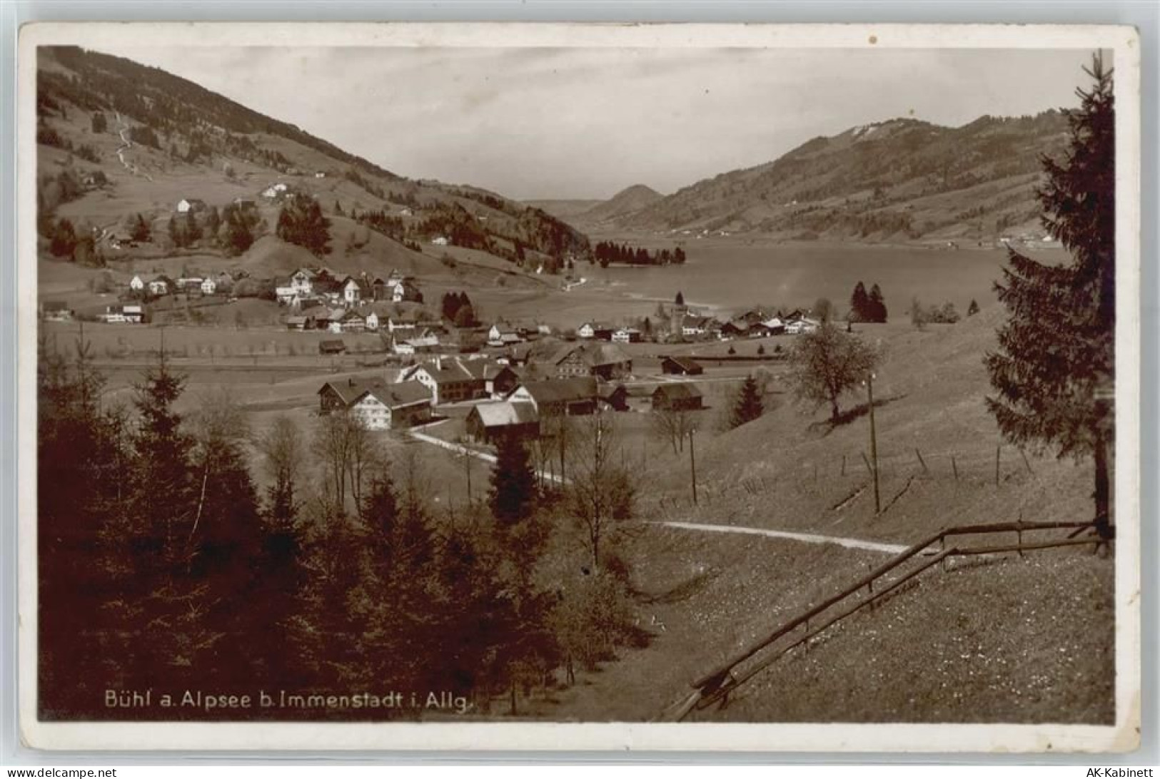 87509 W8970 Bühl a Alpsee - Ortsansicht, Alpsee - 51005065