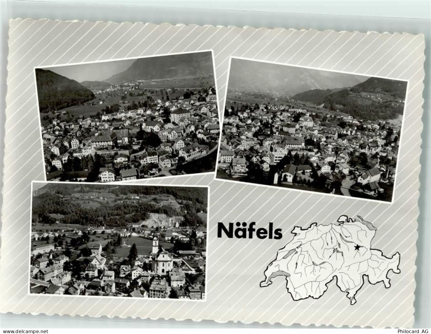 8752 Näfels Foto AK Fliegeraufnahme - 39699444