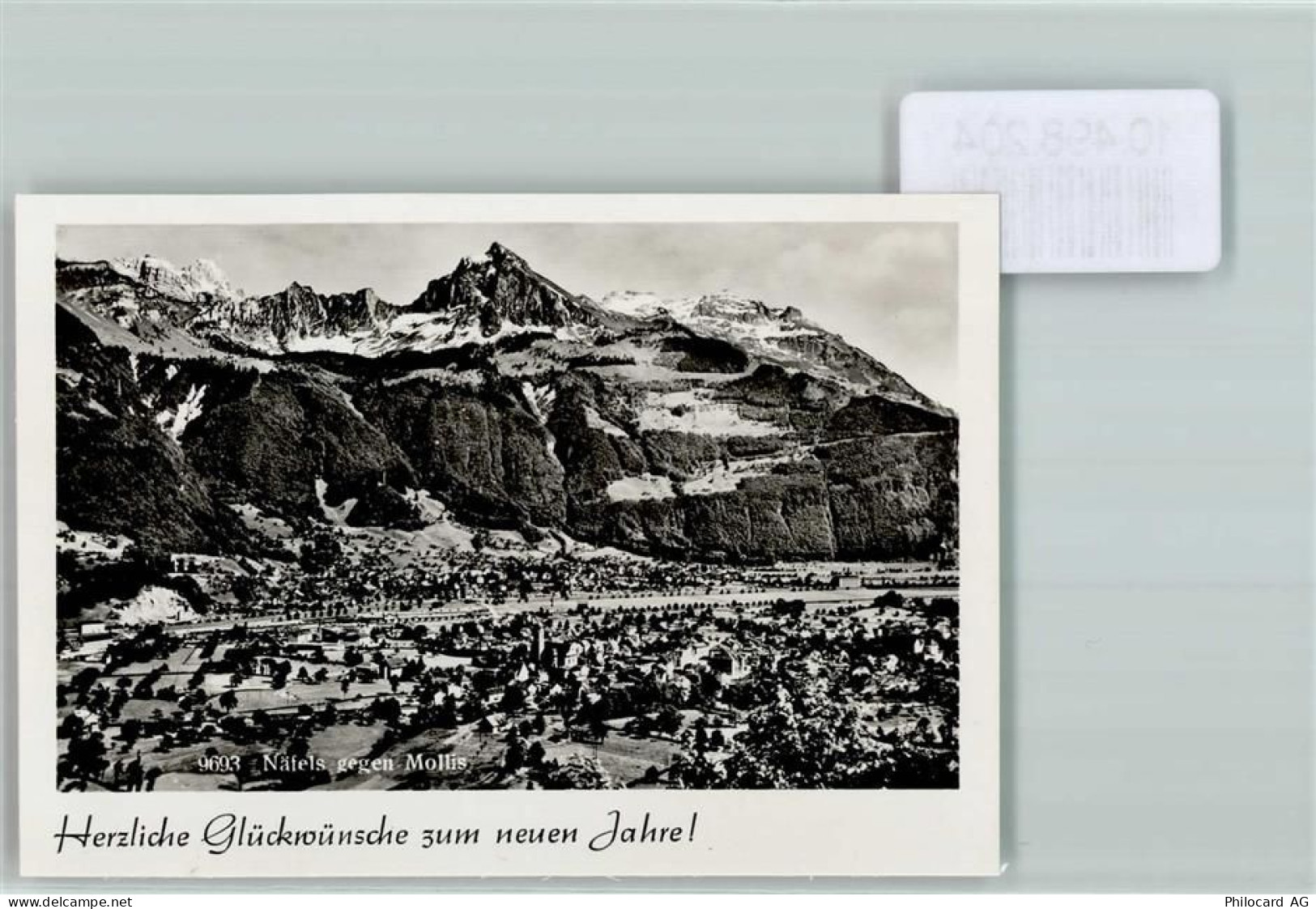 8752 Näfels FOTO KEINE AK Foto 10cm x 7cm Neujahrswunsch - 10498204