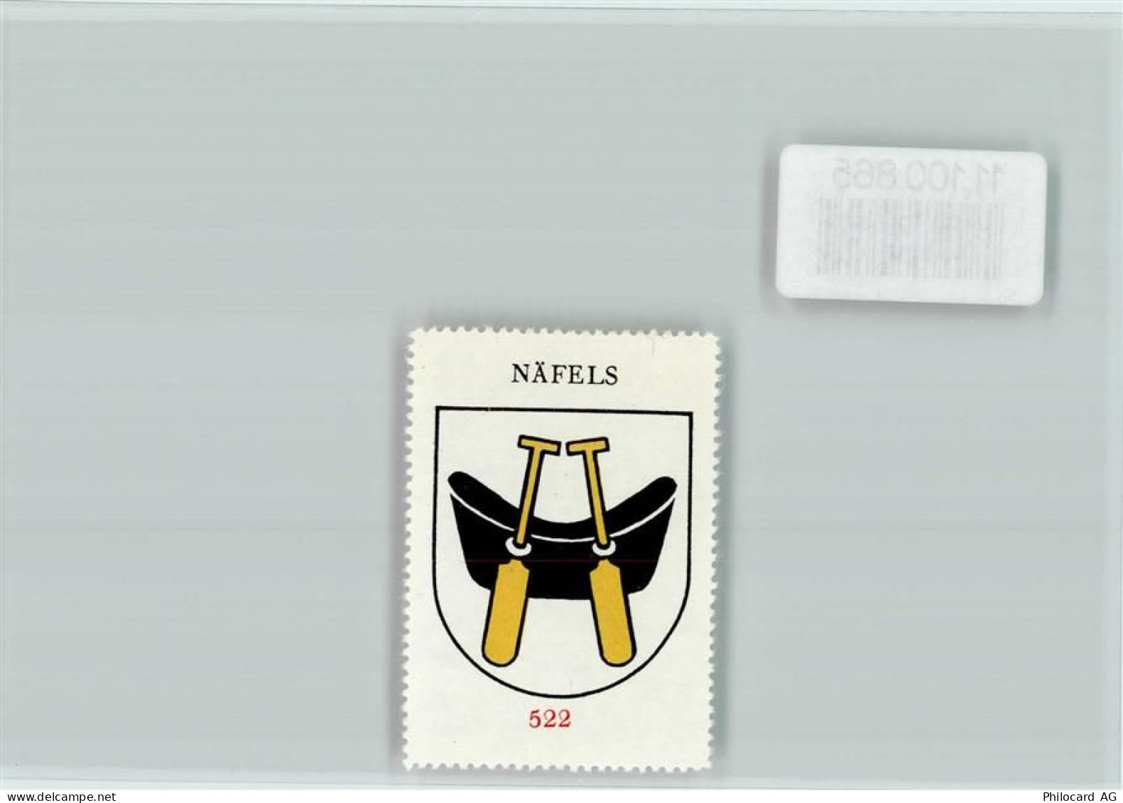 8752 Näfels - Vignette Wappen Kaffee Hag ca 1920-1940 Näfels - 11100865