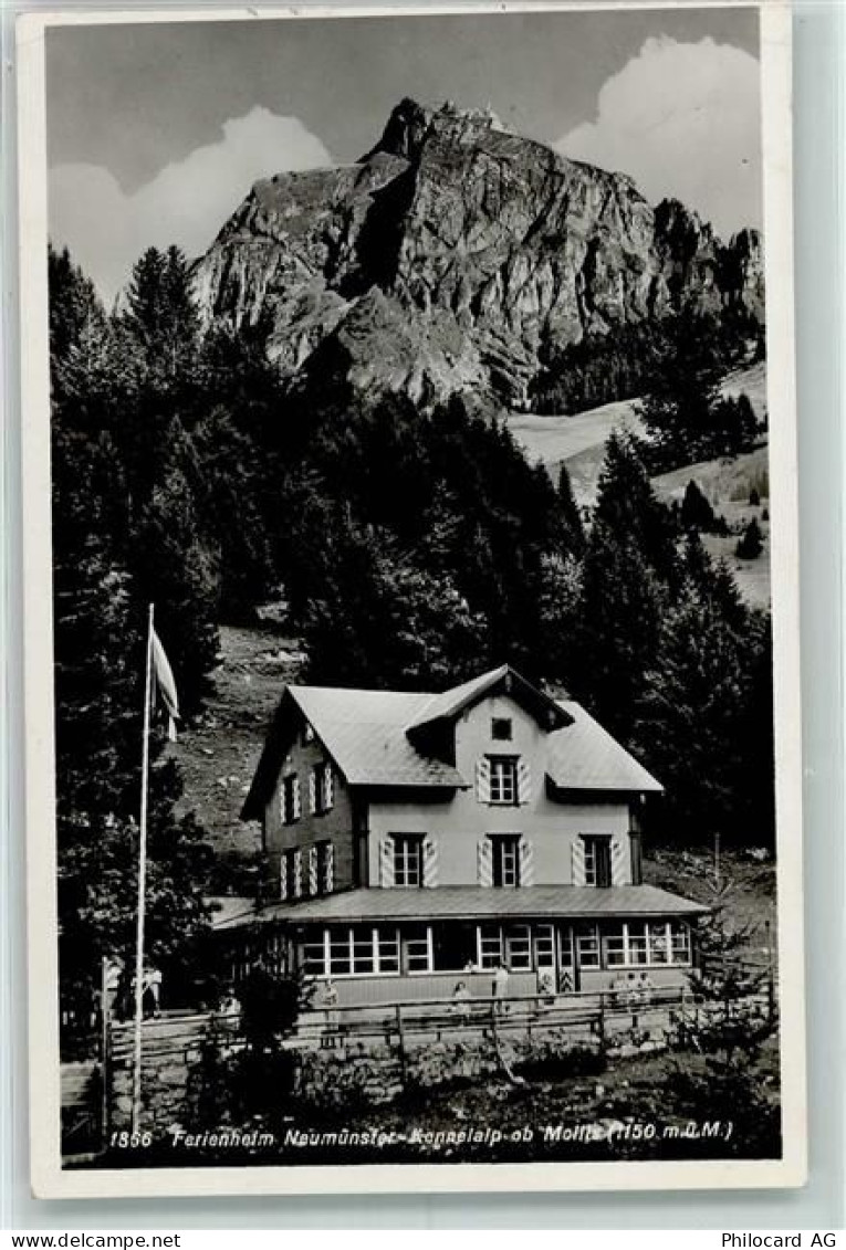 8753 Mollis - Ferienheim Neumünster auf Kennelalp Bahnpoststempel - 13128004