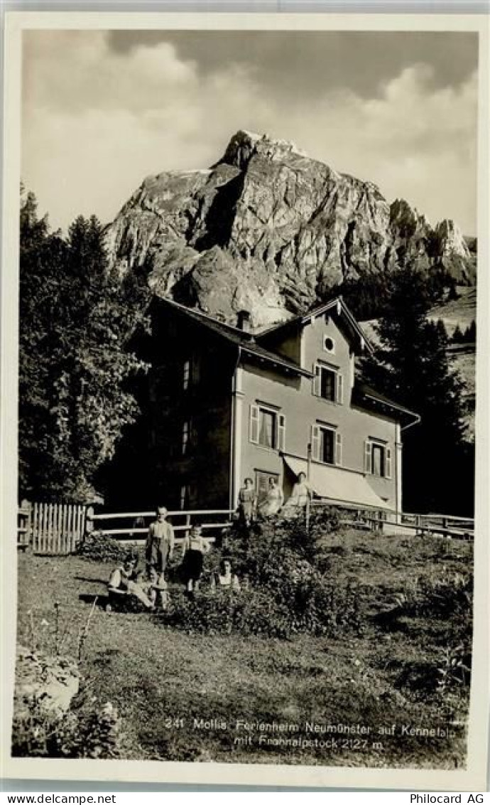 8753 Mollis Foto AK Pension Neumünster - 13307356