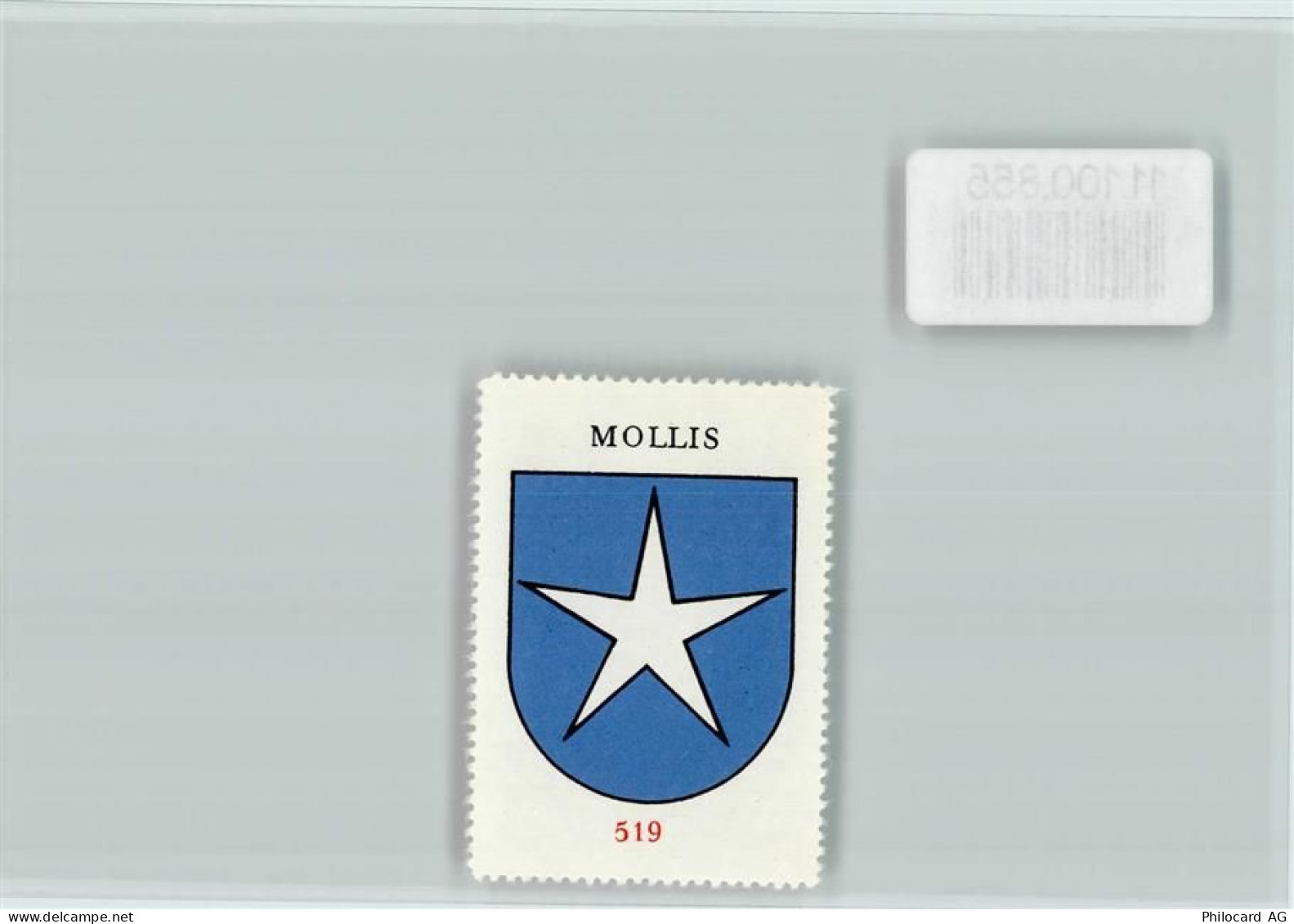 8753 Mollis - Vignette Wappen Kaffee Hag ca 1920-1940 Mollis - 11100855