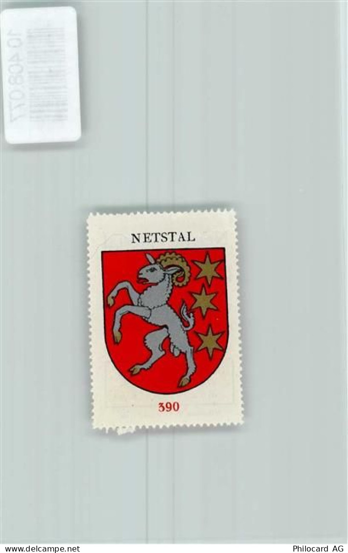 8754 Netstal - Vignette Wappen Kaffee Hag ca 1920-1940 Widder - 10408077