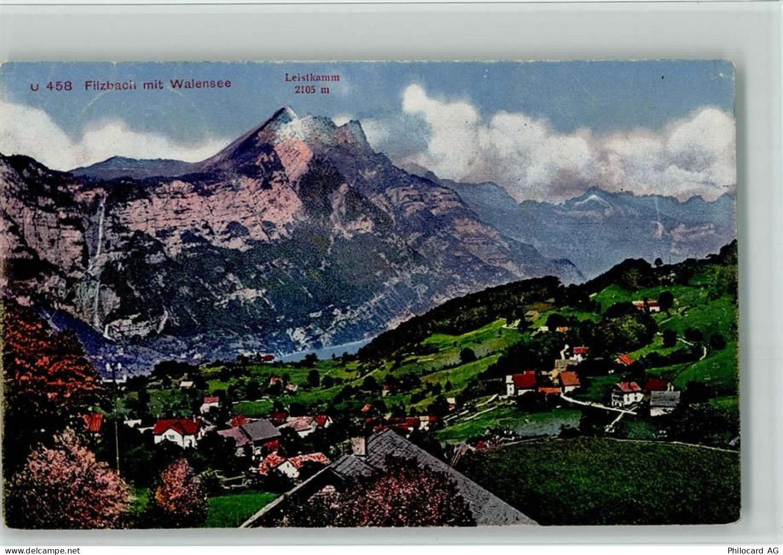 8757 Filzbach 1926 - mit Walensee - 13085762