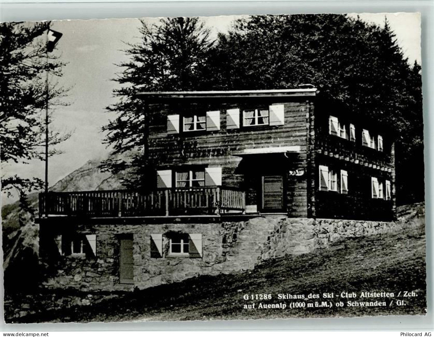 8762 Schwanden GL - Skihaus des Ski-Club Altstetten mit Auenalp ob Schwa... - 11062075