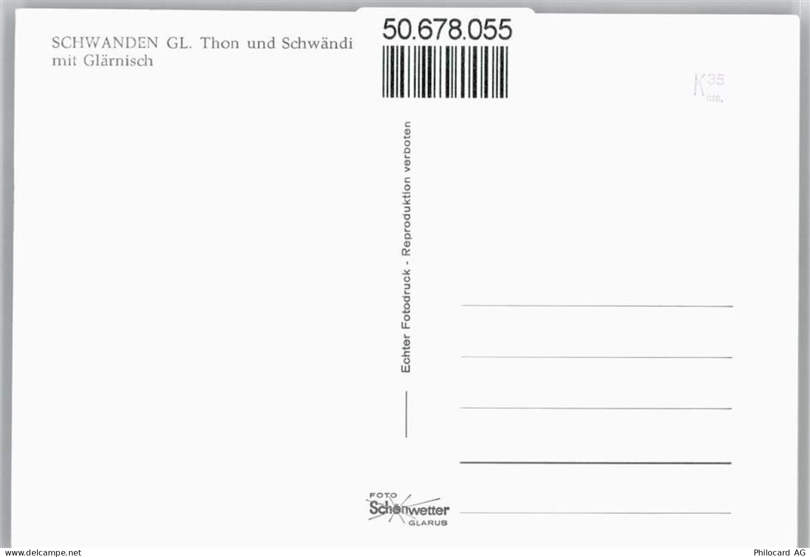 8762 Schwanden GL - Thon, Schwändi, Glärnisch - 50678055