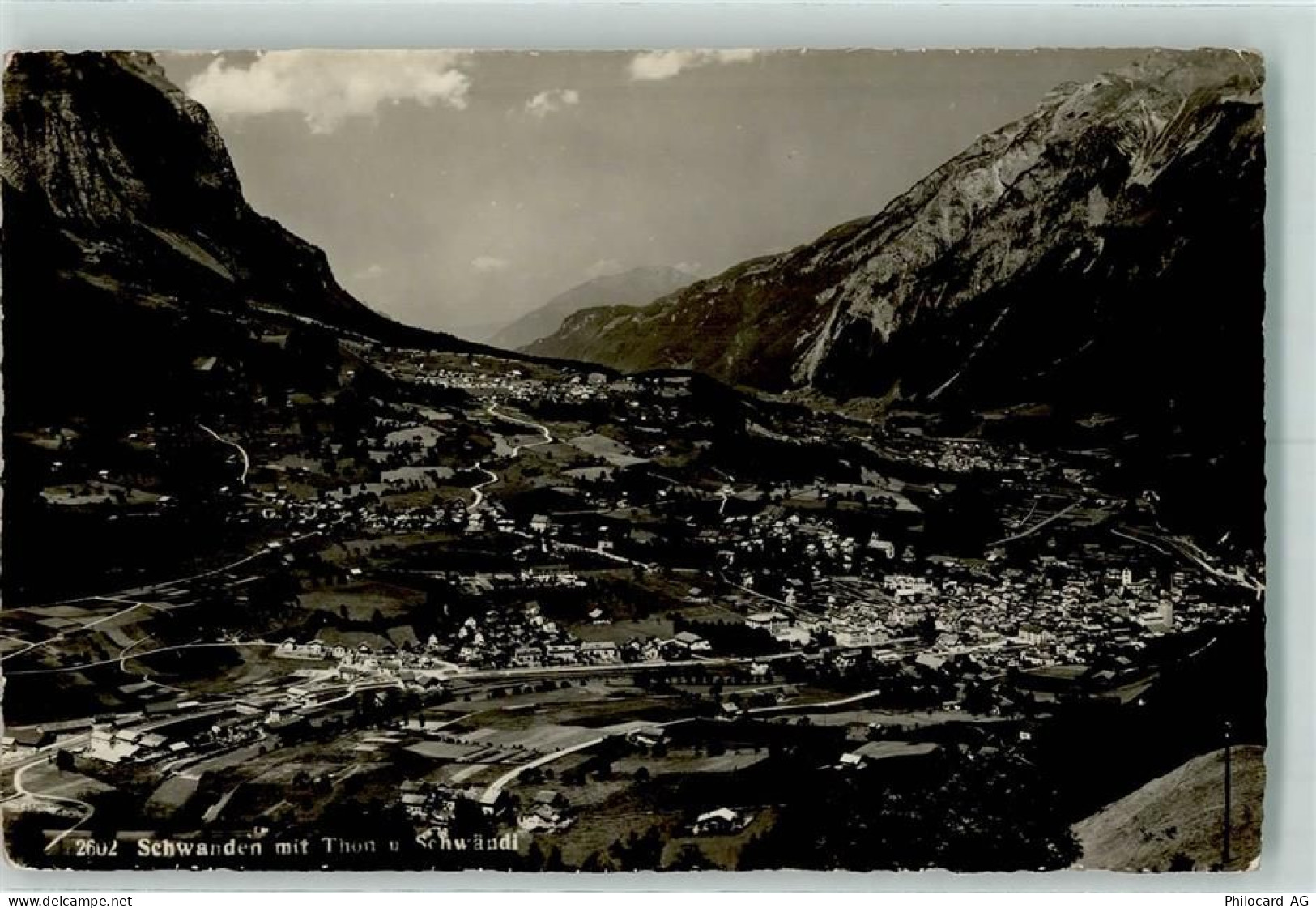 8762 Schwändi b. Schwanden 1955 Foto AK - 10298430