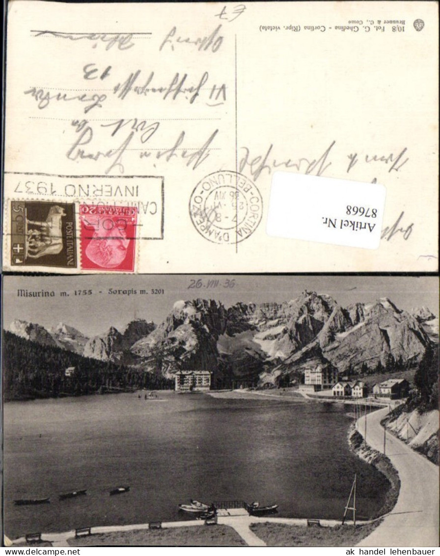 87668,Misurina Soropis Friuli-Venezia-Giulia