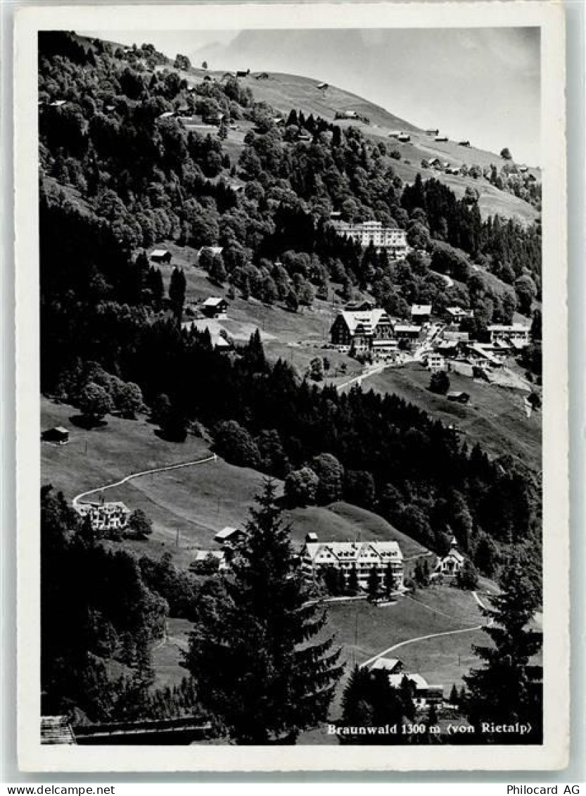 8784 Braunwald Foto AK Foto Gaberell - 39693698