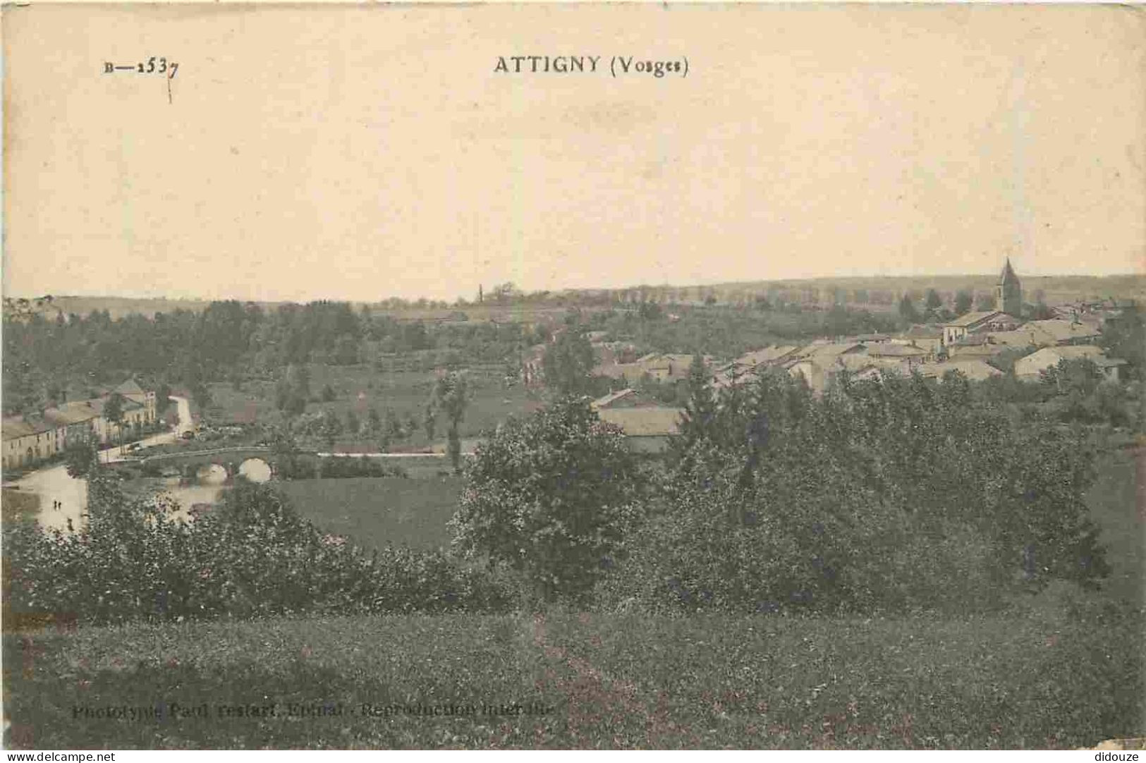 88 - Attigny - CPA - Voir Scans Recto-Verso