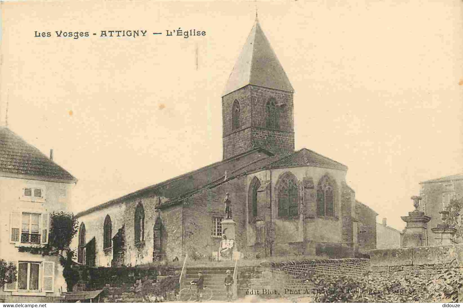 88 - Attigny - Eglise - CPA - Voir Scans Recto-Verso