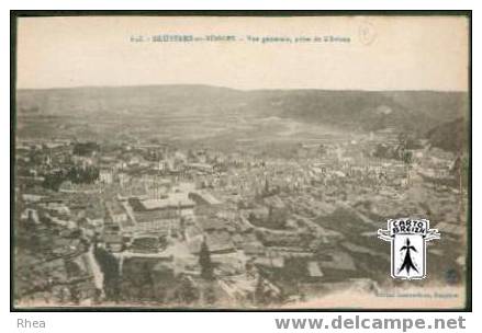 88 Bruyères - 648 - BRUYERES-en-VOSGES - Vue générale, prise de l'Avison - cpa