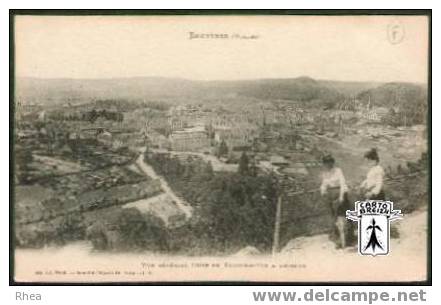 88 Bruyères - BRUYERES (Vosges)  Vue générale prise du Point-de-Vue à l'Avison - cpa