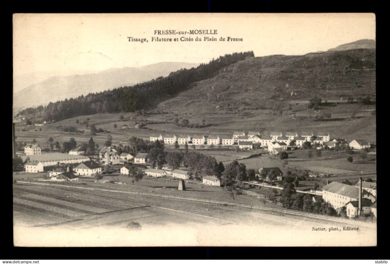 88 - FRESSE-SUR-MOSELLE - TISSAGE - FILATURE ET CITES ET DU PLAIN DE FRESSE