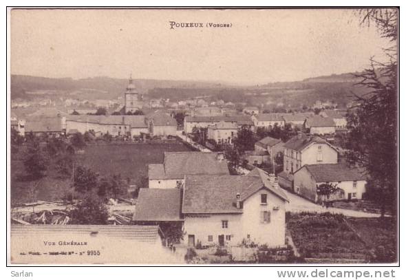 88 , POUXEUX , Vue generale