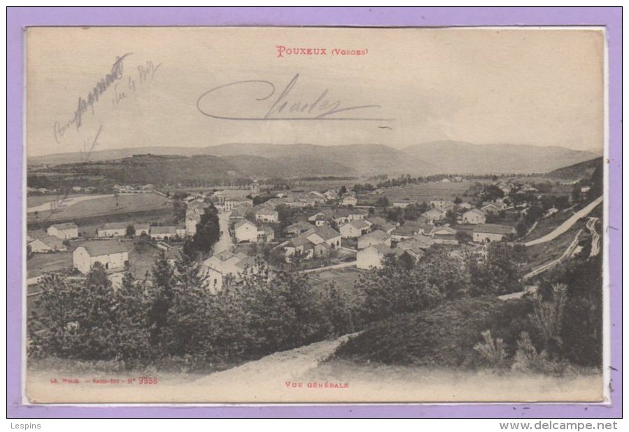 88 - POUXEUX --  Vue générale