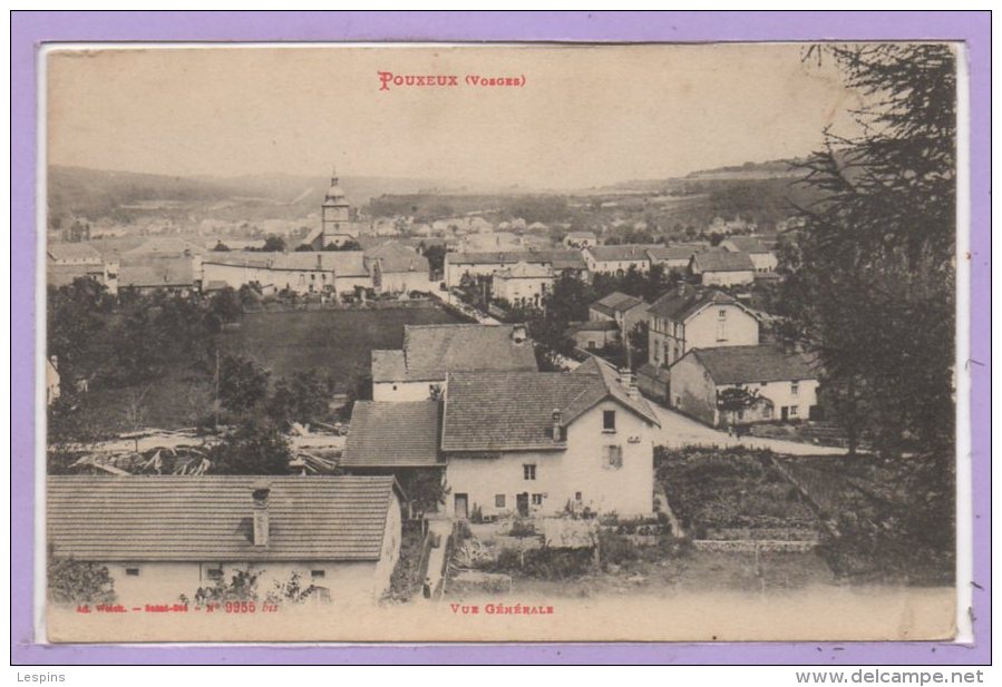 88 - POUXEUX --  Vue générale
