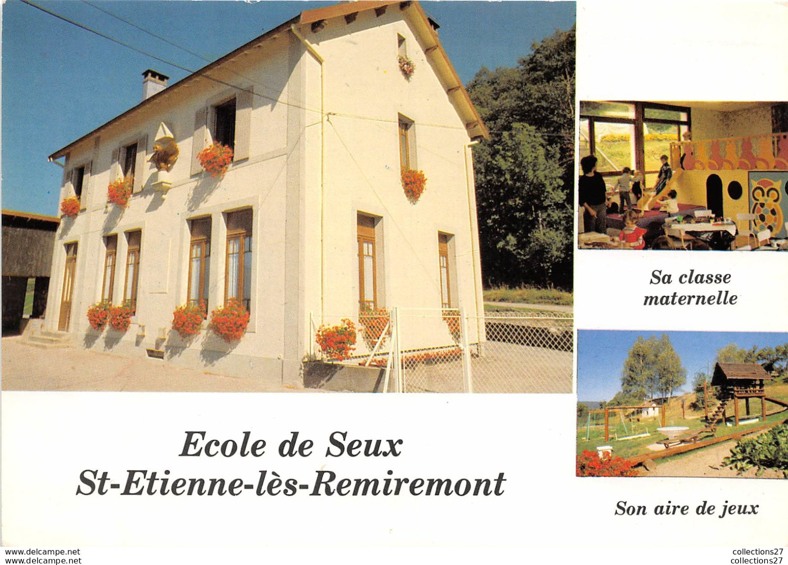 88-SAINT-ETIENNE-LES- REMIREMONT- ECOLE DE SEUX - MULTIVUES