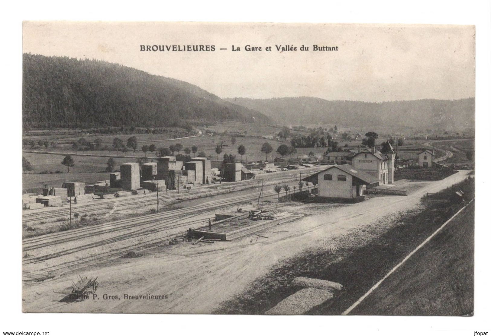 88 VOSGES - BROUVELIEURES La Gare