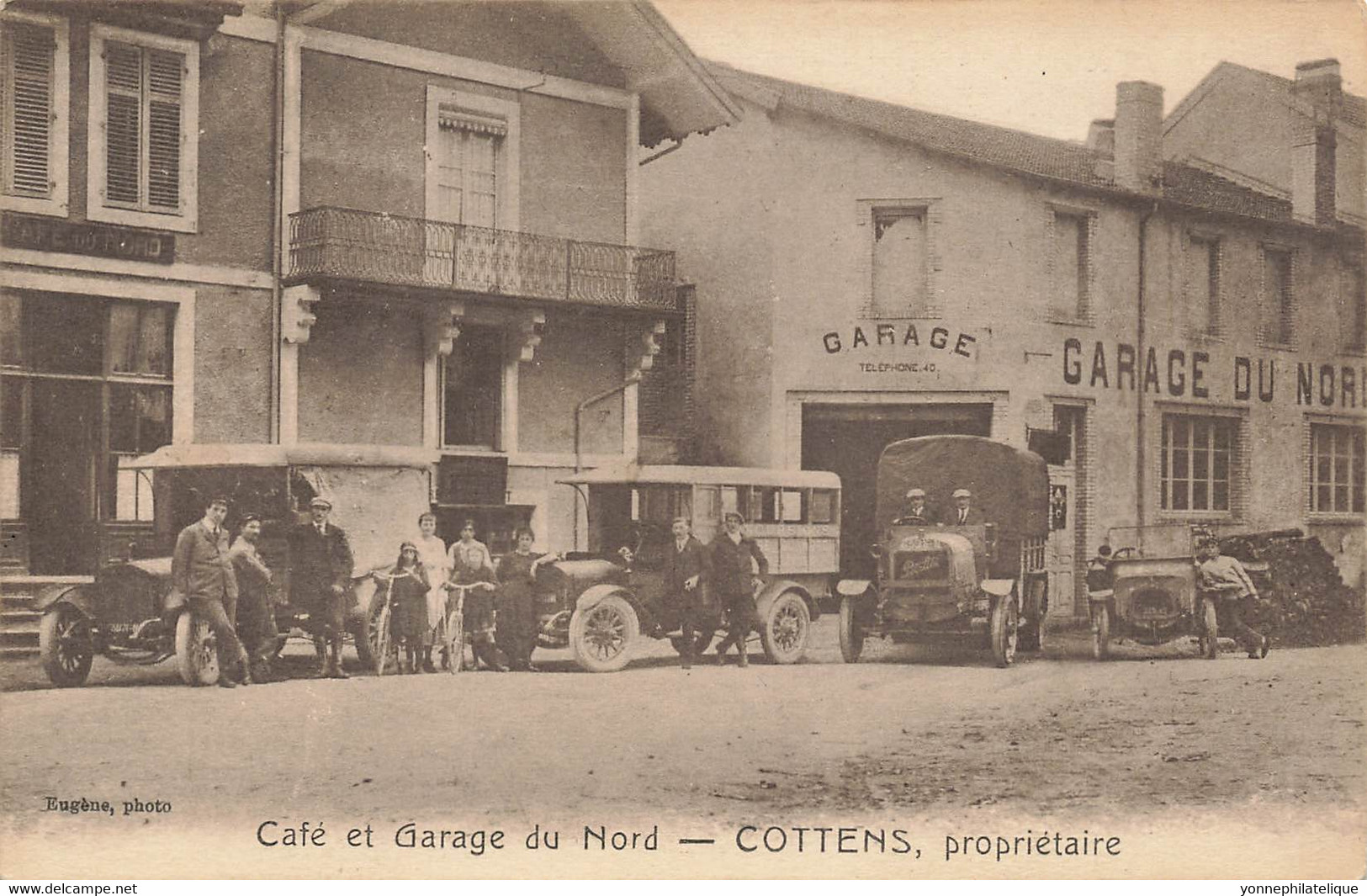 88 - VOSGES - CONTREXÉVILLE - café-garage du nord - COTTENS, propriétaire - superbe - 10126