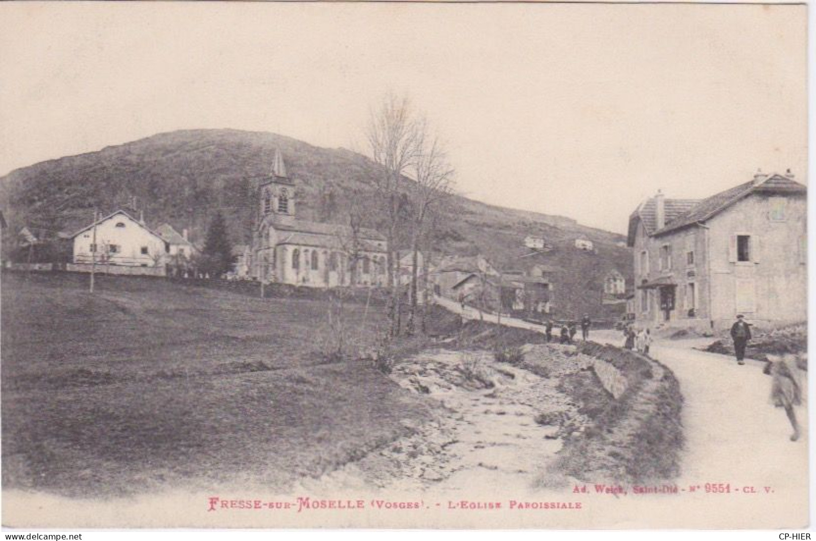88 - VOSGES - FRESSE SUR MOSELLE - L'EGLISE PAROISSIALE
