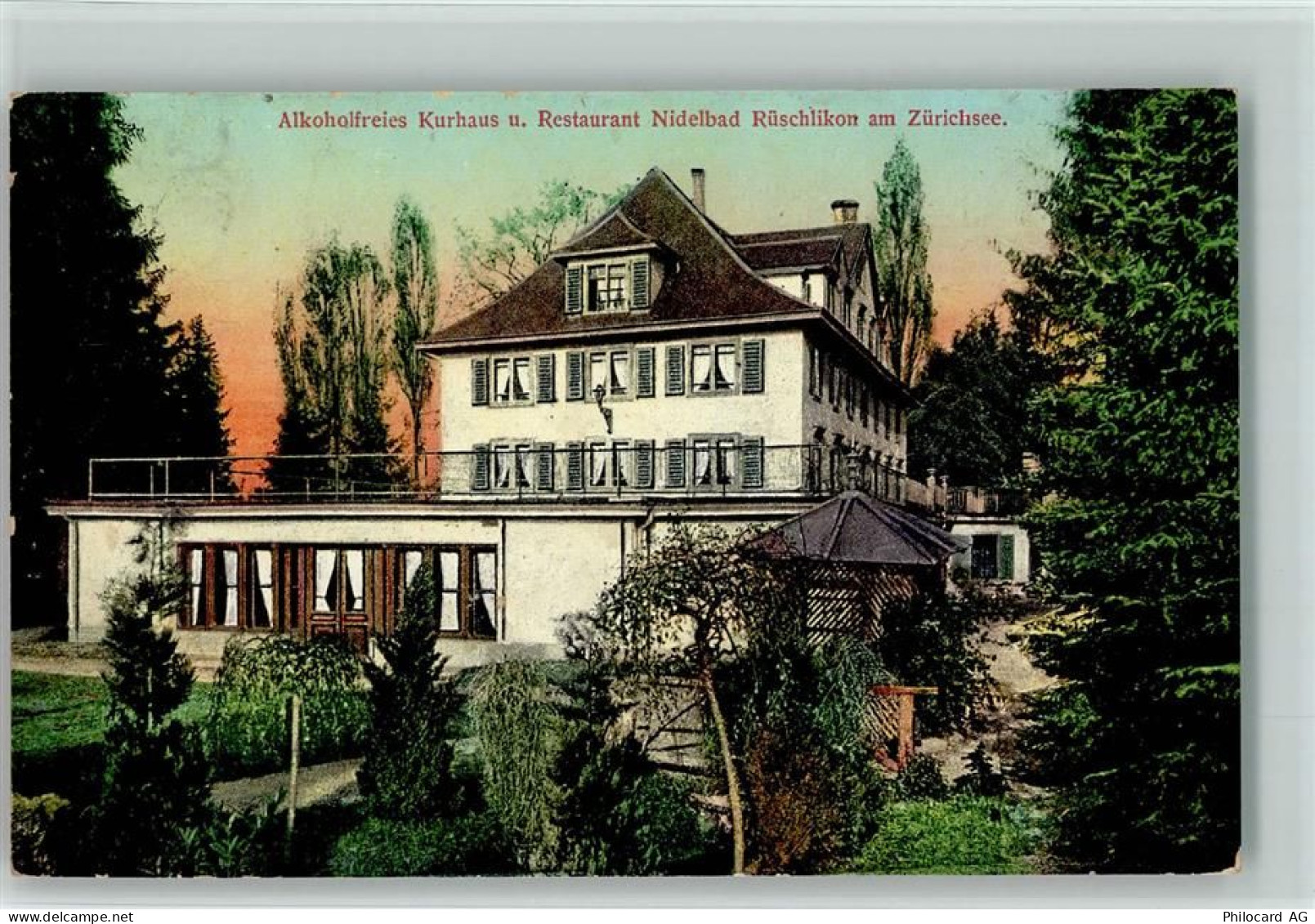 8803 Rüschlikon - Alkoholfreies Kurhaus Gasthaus Nidelbad - 13113083