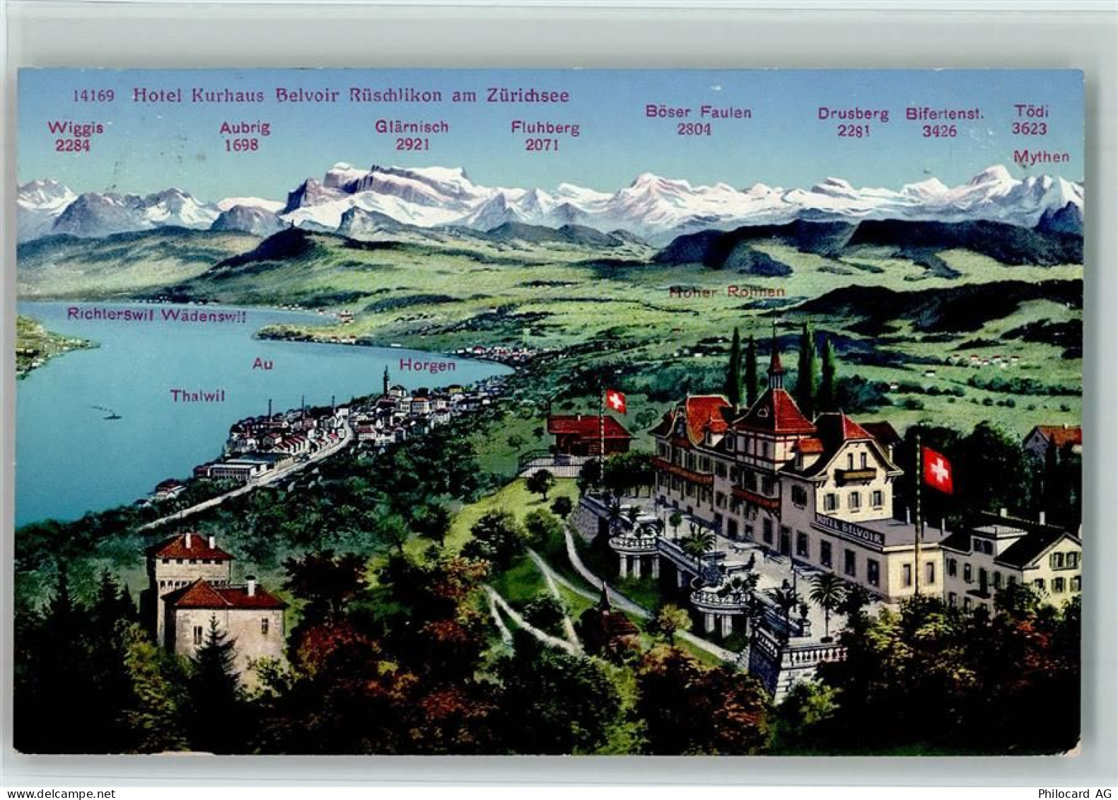 8803 Rüschlikon - Hotel Kurhaus Belvoir mit Alpen - 13110429