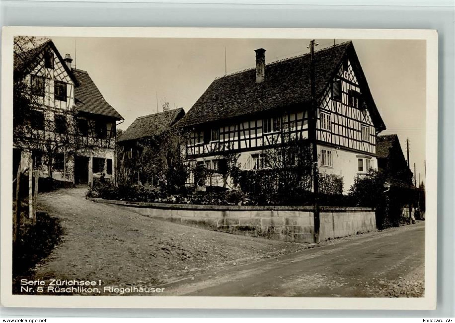 8803 Rüschlikon - Serie Zürichsee Nr. 8 Riegelhäuser - 13114914
