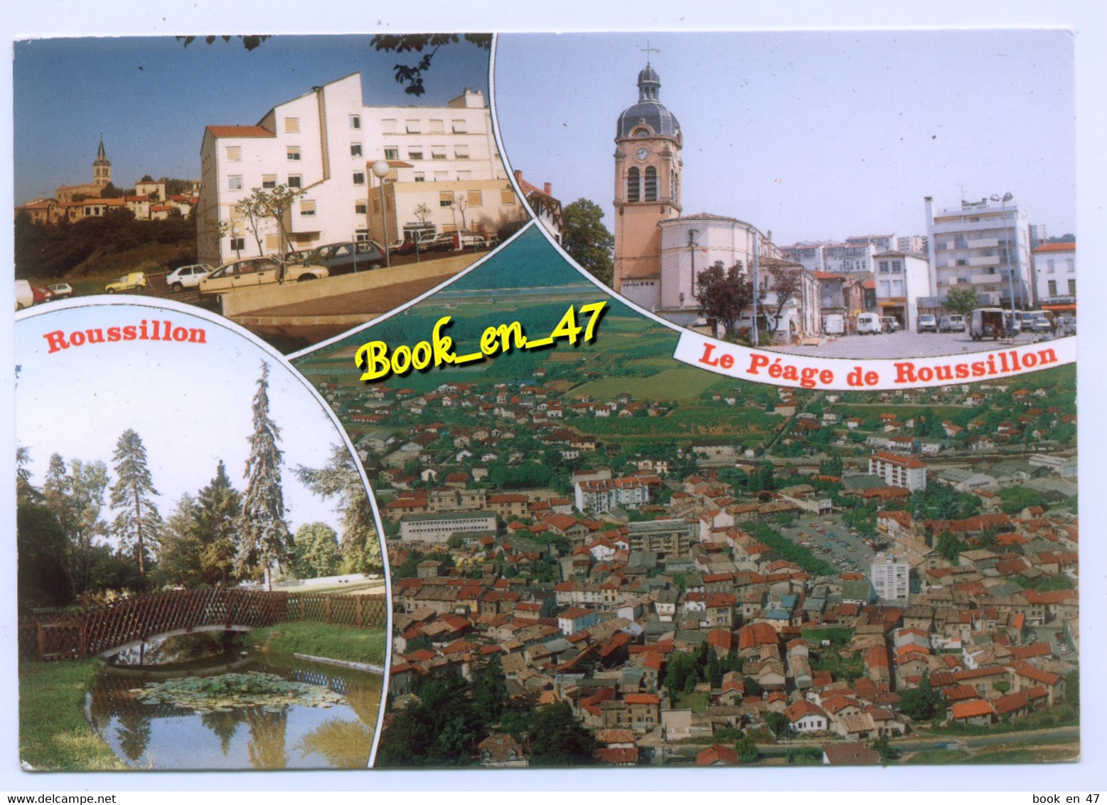 {88031} 38 Isère Roussillon et Le Péage de Roussillon , multivues ; divers aspects , vue générale