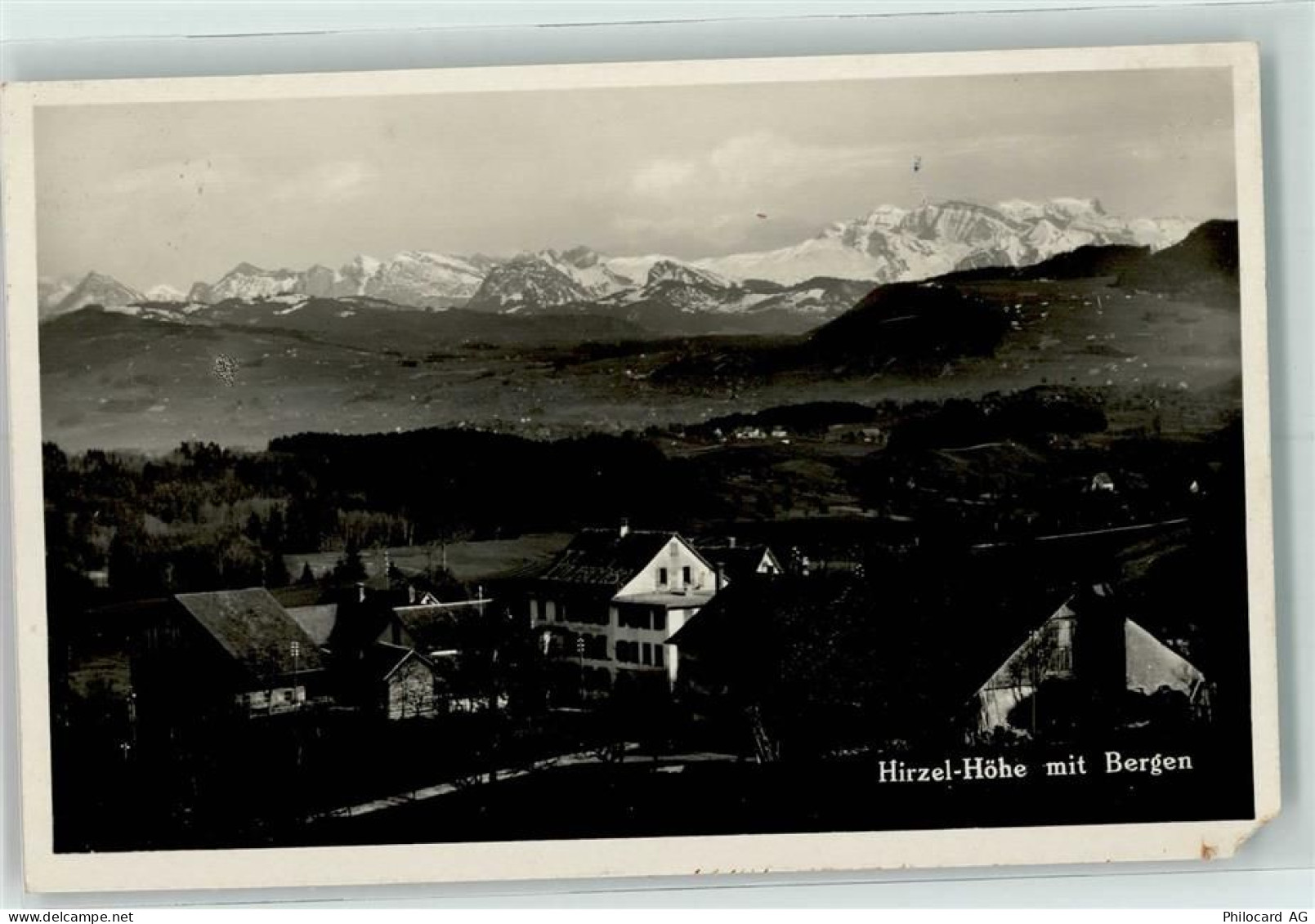 8816 Hirzel Gebrauchsspuren Hirzel-Höhe mit Bergen - 10217953