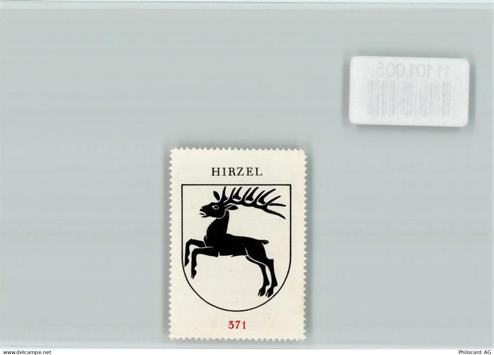 8816 Hirzel Spitzen - Vignette Wappen Kaffee Hag ca 1920-1940 Hirzel - 11101005