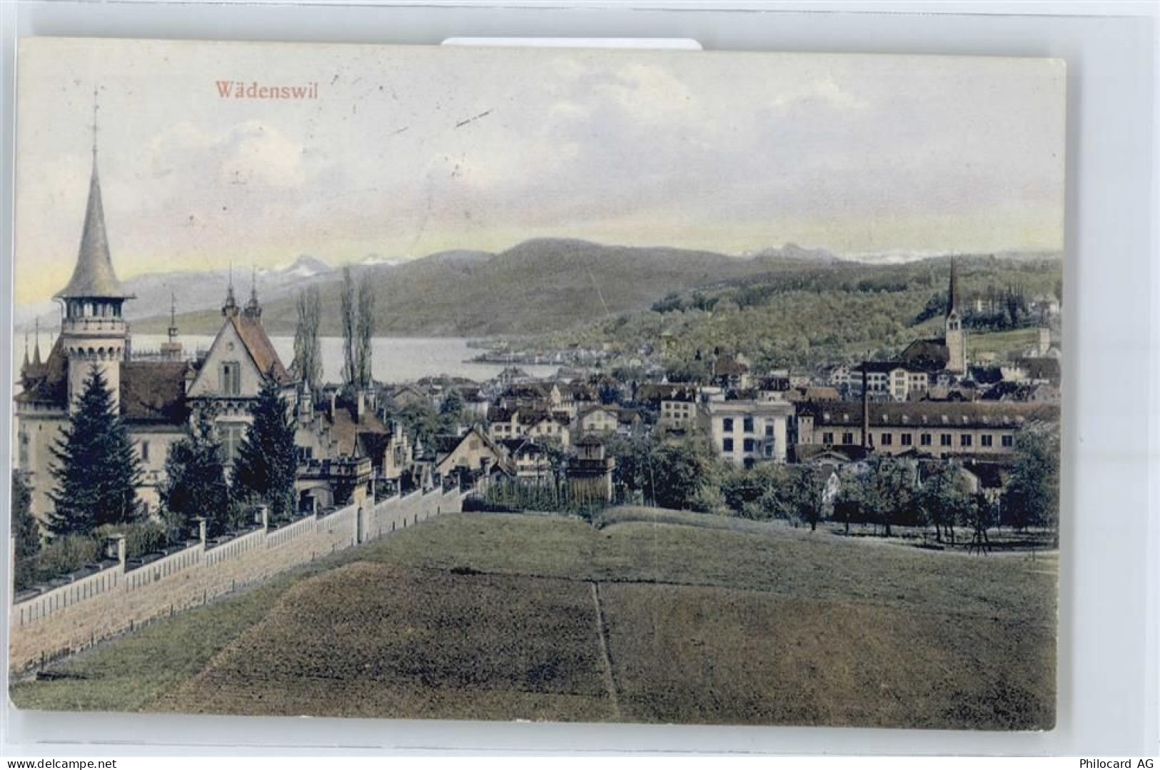 8820 Wädenswil Herrlisberg b. Wädenswil - Panorama Kirche - 50672544