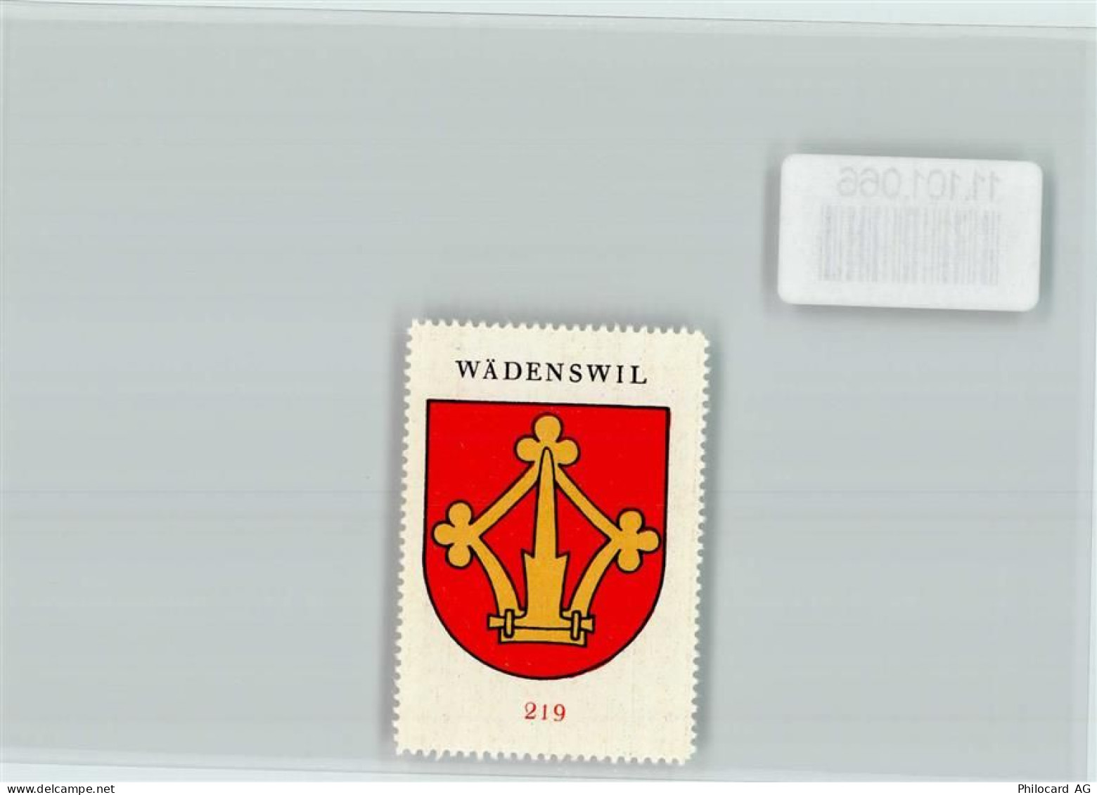 8820 Wädenswil - Vignette Wappen Kaffee Hag ca 1920-1940 Wädenswil - 11101066