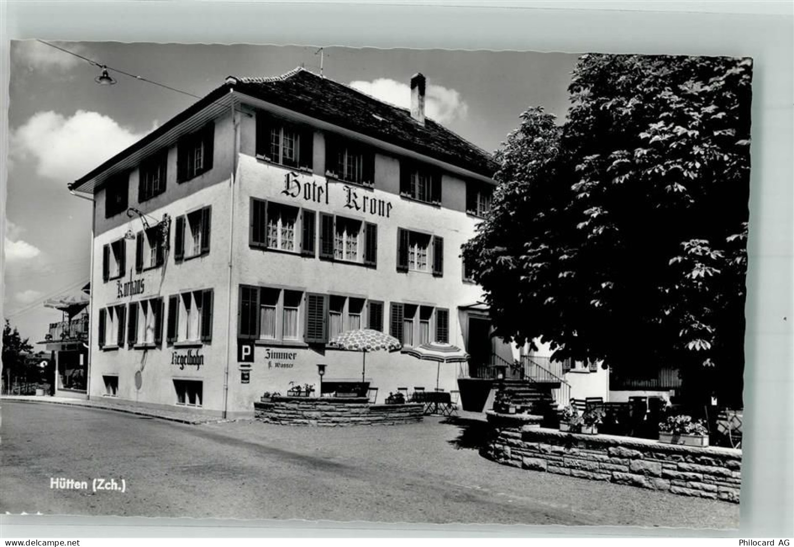 8825 Hütten Foto AK Hotel Krone - 14000879