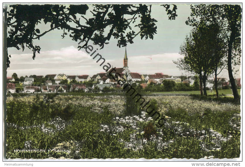 88367 Hohentengen bei Saulgau - Posthilfstellenstempel Enzkofen - Verlag Karl Fleisch Böblingen