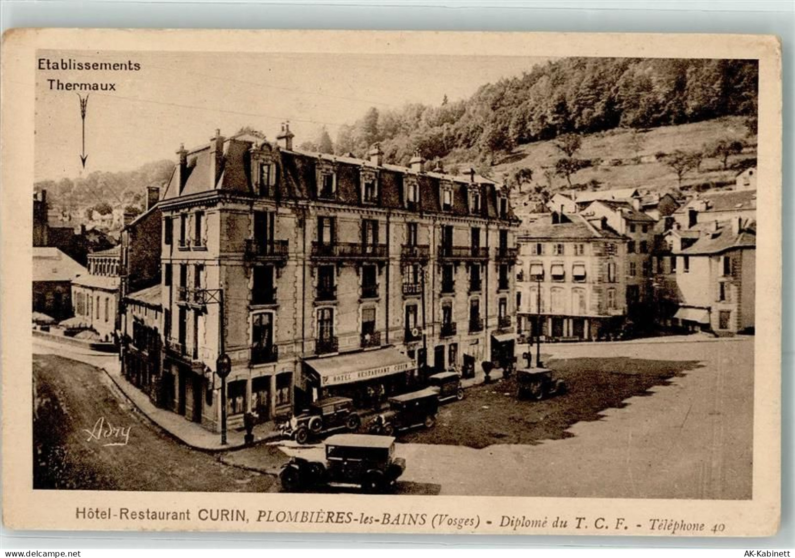 88370 Plombieres-les-Bains - Hotel Restaurant Curin Oldtimer - 39471342