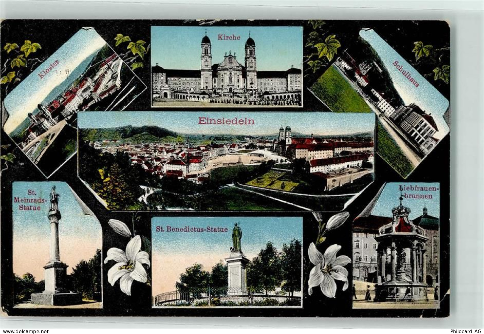 8840 Einsiedeln - Klosterkirche St Meinrads Statue St Benedictus Statue... - 10620355