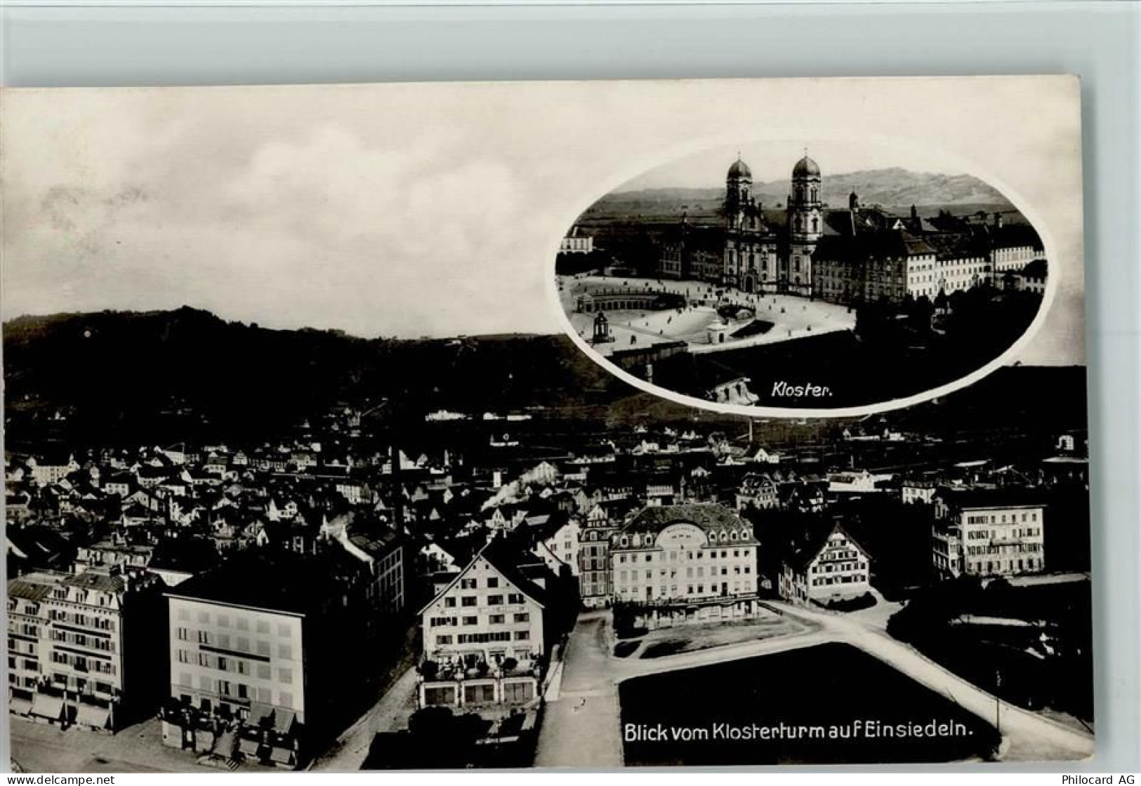 8840 Einsiedeln - Panorama von Einsiedeln das Kloster - 13095867